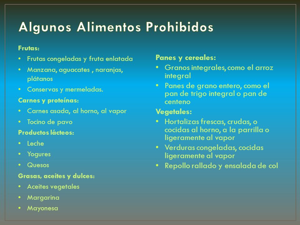 Prohibidas comidas diabetes gestacional